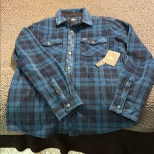 Blue Plaid Men's Shirt